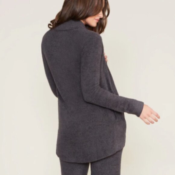 Barefoot Dreams CozyChic Lite Circle Cardigan in Carbon sz L/XL - Picture 2 of 5